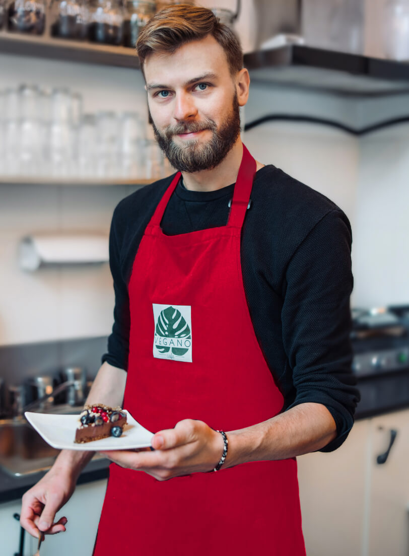 Local business owner getting a flexible loan